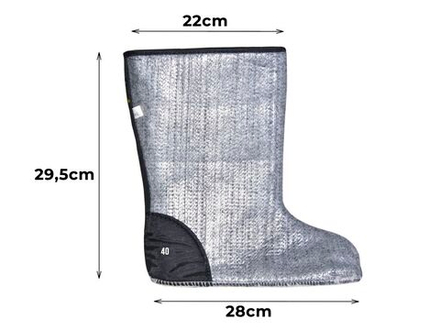 Вкладыши для сапог Norfin PROTECT запас. 3-х слой.12мм р.40