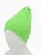 Шапка женская зимняя, цвет зелёный, размер 52-56