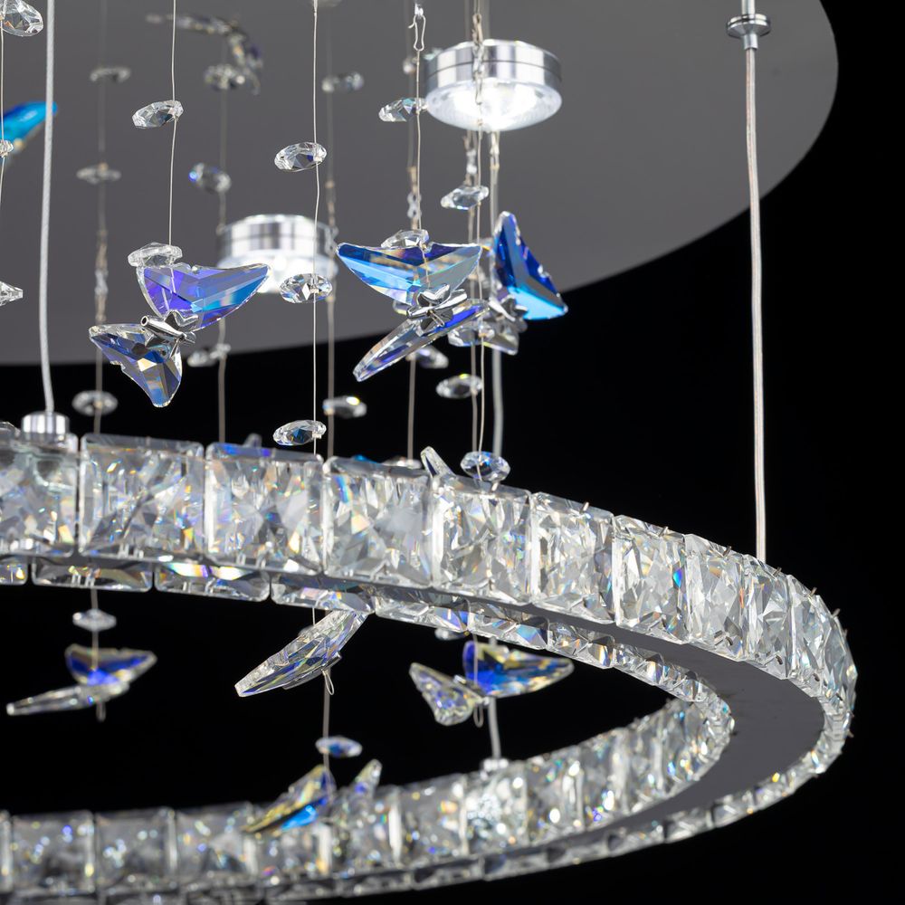 Citilux ETERA CL322050 LED Люстра хрустальная с пультом