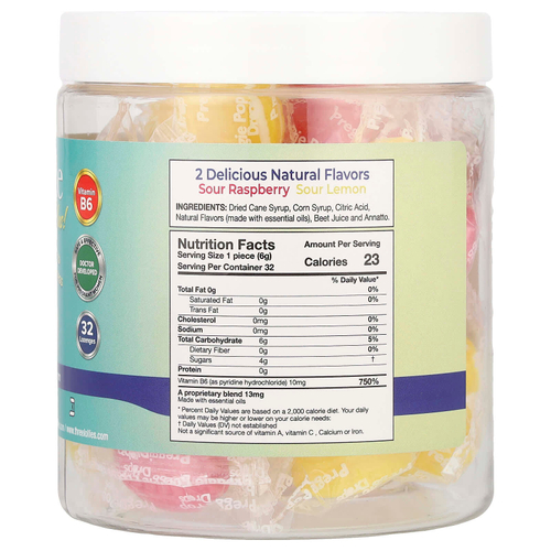 Preggie, Drops Plus !, кислая малина, кислый лимон`` 32 пастилки