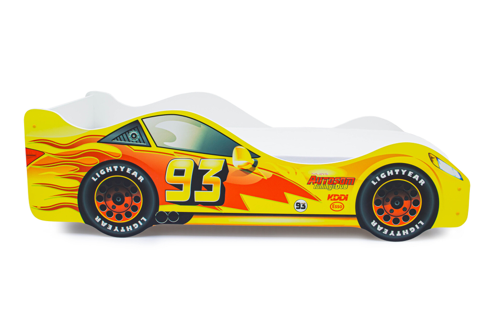 Кровать машина Бельмарко Тачка желтая