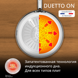 Сковорода Tefal Duetto On 28 см B8660634
