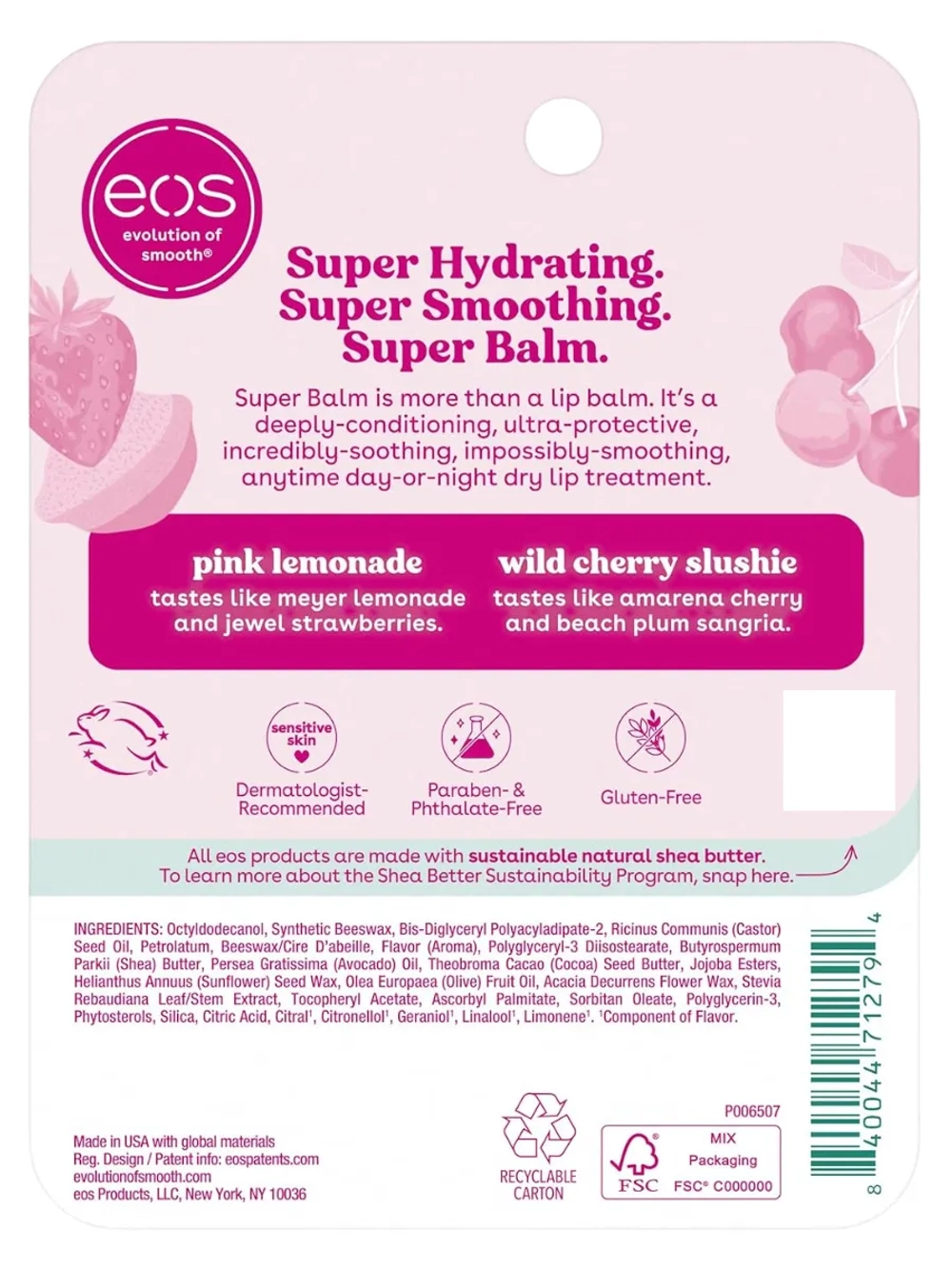 Бальзам для губ 23 вишня и лимонад