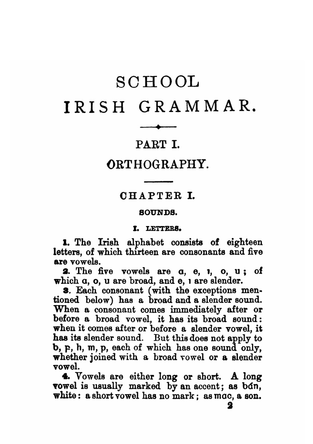 A Grammar of the Irish Language | P. W. Joyce