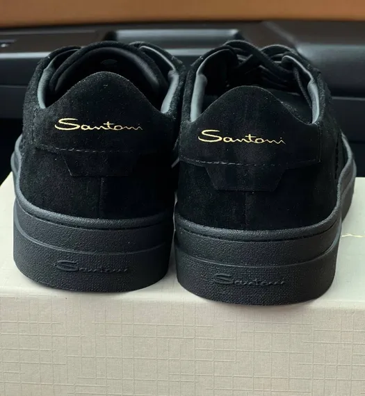 Кеды Santoni, замшевые
