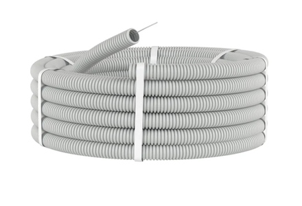 Гофра ПНД (серая) 16мм. (100м)