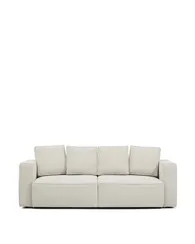 3-местный диван-кровать Marela бежевый шенилл 236 см