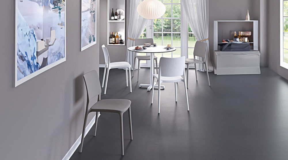 Стул пластиковый Papatya Joy-S, белый