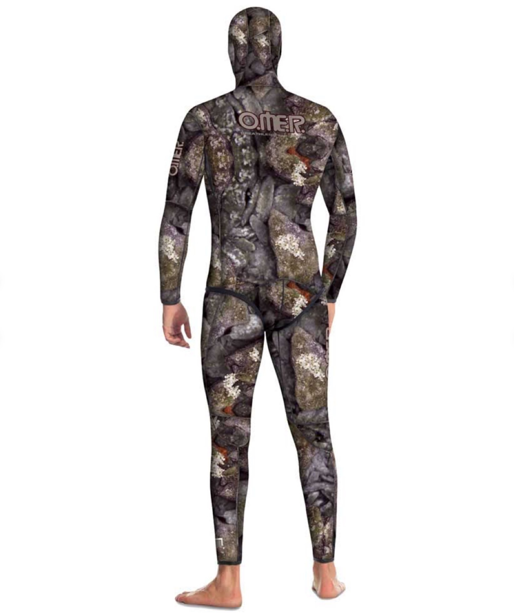 Гидрокостюм OMER HOLO STONE (7 мм, открытая пора/нейлон, камуфляж)