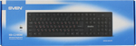 Клавиатура SVEN Wireless KB-C2100W Black &lt;USB&gt; 104КЛ, беспроводная
