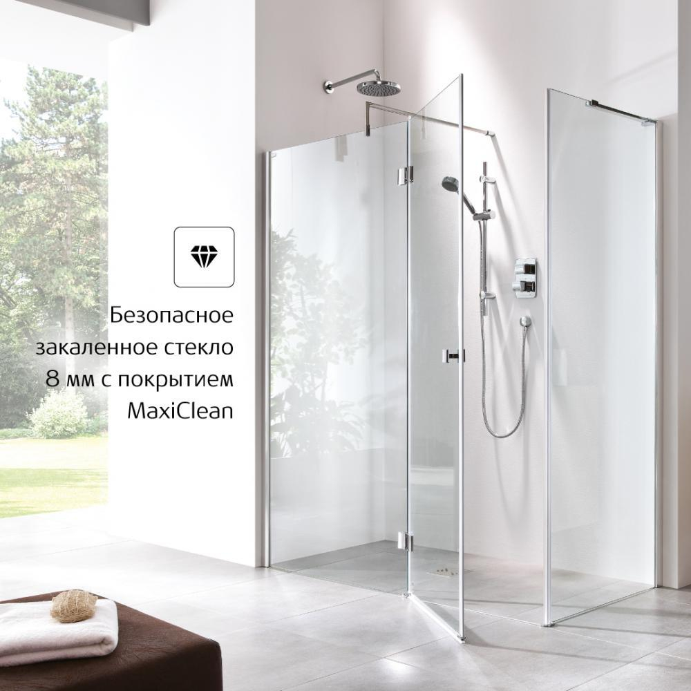 Душевое ограждение Roca Metropolis, боковая часть 90X195 см, прозрачное стекло, профиль хром 7MP3509012M