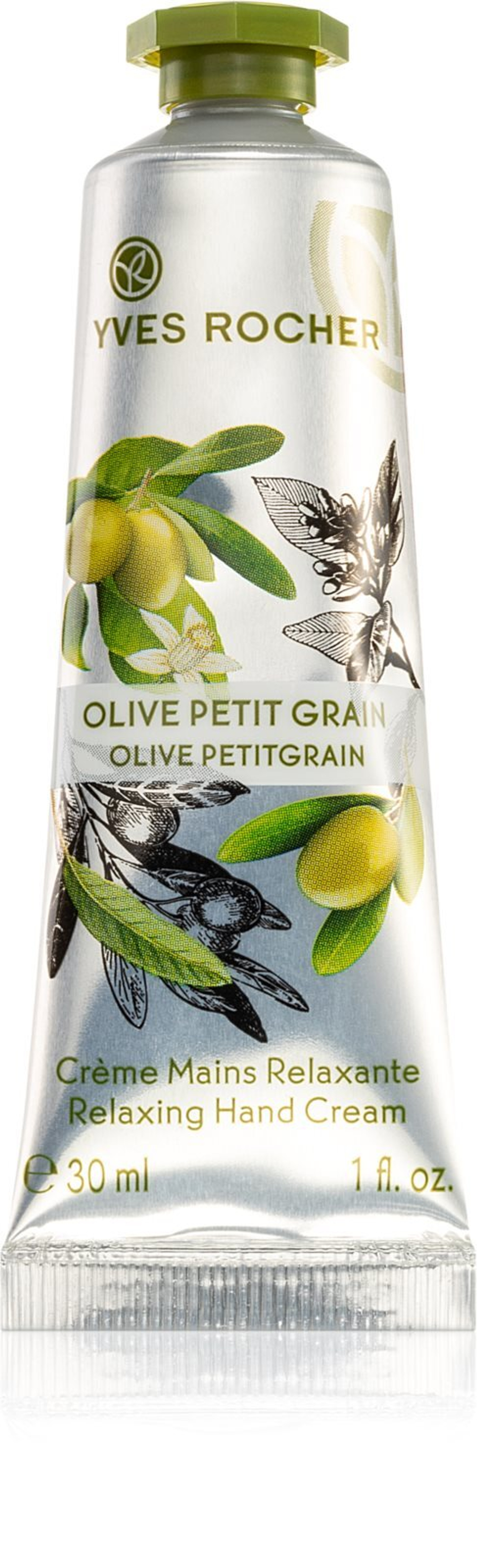 Yves Rocher Olive & Petit Grain - расслабляющий крем для рук /   30  ml  / GTIN 3660005281728