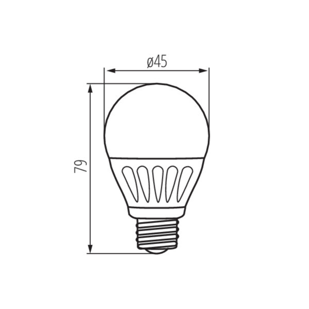 Светодиодная лампа е27 3w KANLUX BILO T SMD WW