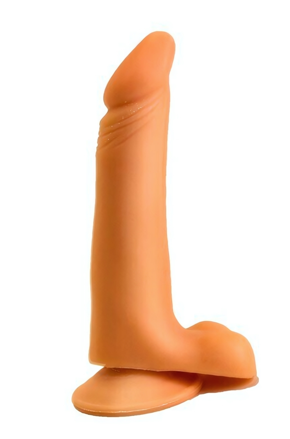 Фаллоимитатор реалистичный на присоске (18 см) (Цвет: телесный)