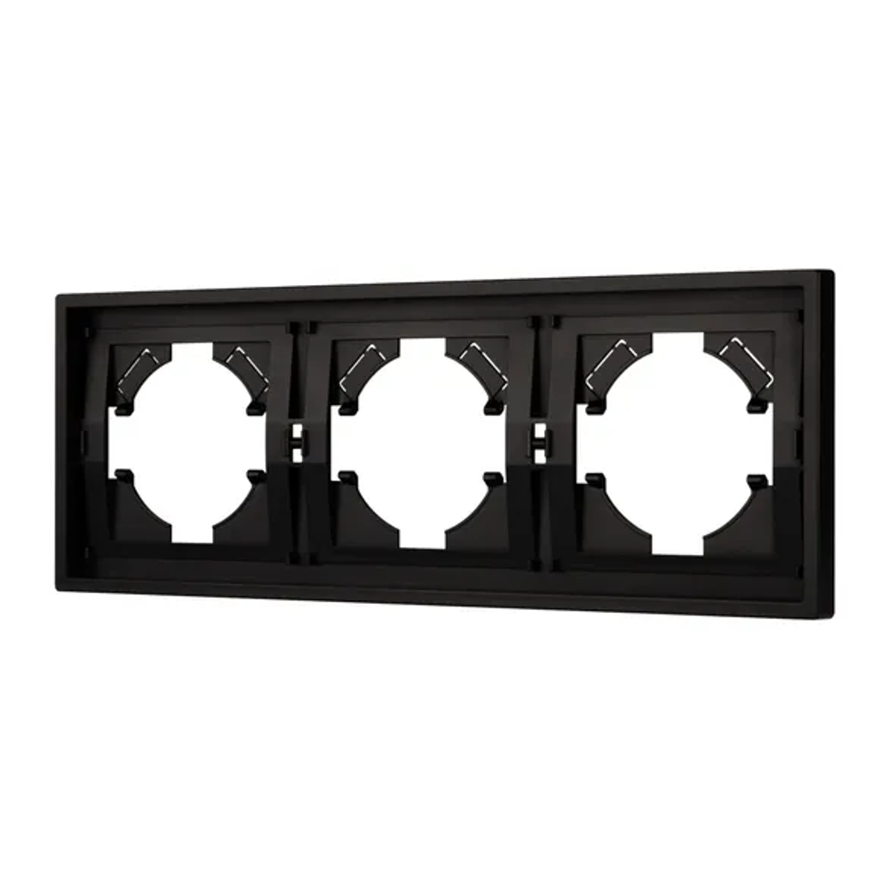 Рамка пластиковая FRM-TENDO-PL-3-BK (Arlight, -) 053844