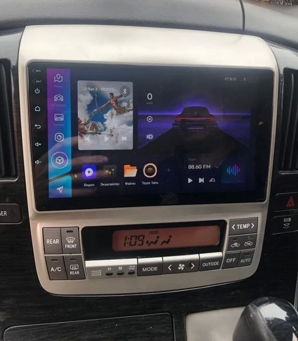 Магнитола для Toyota Alphard 2005-2008 - Teyes CC3L на Android 10, 8-ядер, CarPlay, 4G SIM-слот