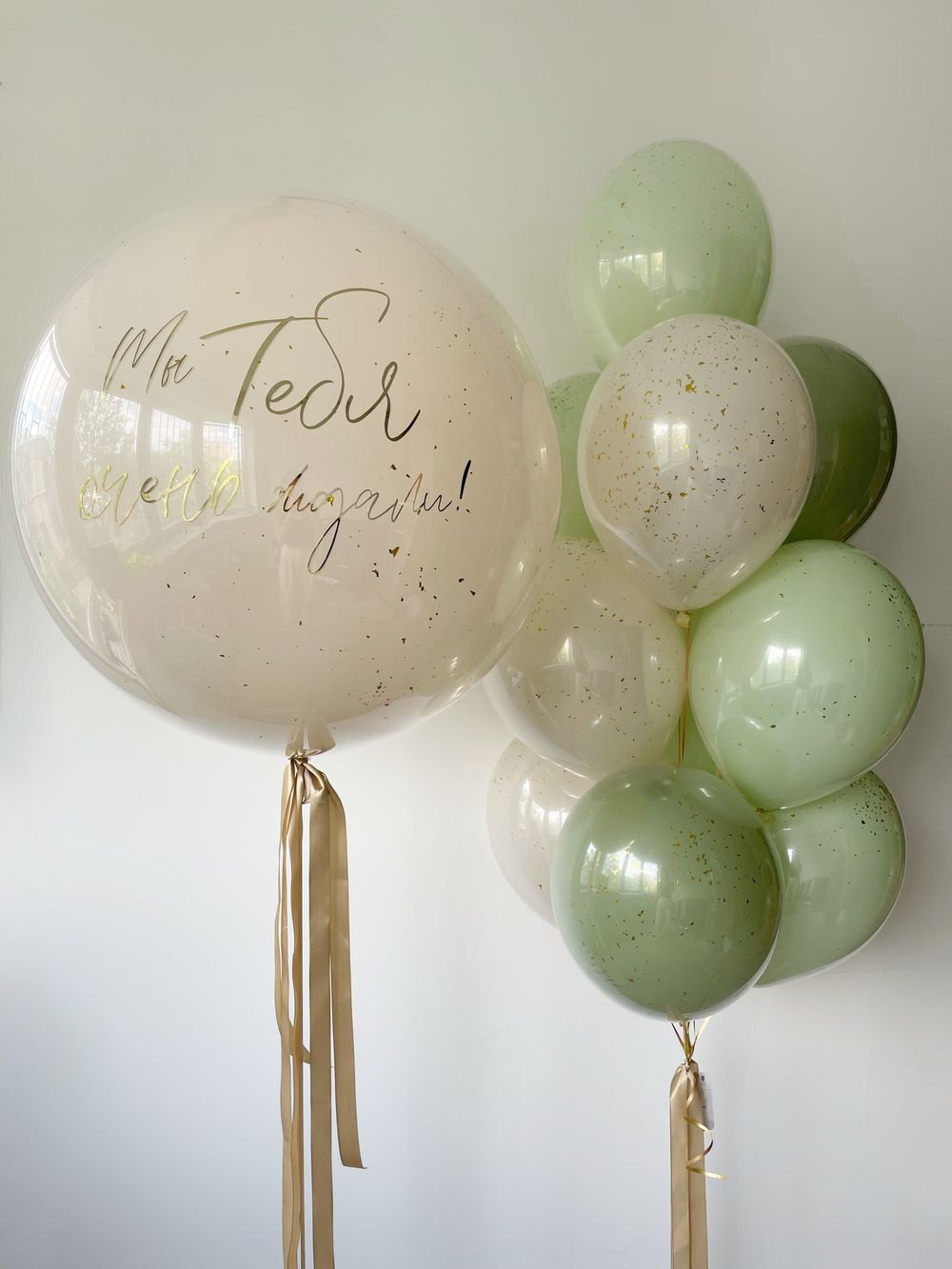 Воздушные шары на выписку для мальчика №8109