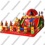 Коммерческий надувной батут "Павлин" 18*12*8,5 м