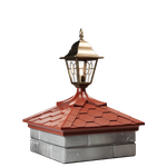 Колпак для забора EVEREST под фонарь на 1,5 кирпича