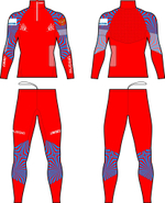 Гоночный комбинезон KV+ LAHTI blue\red 21V118.RUS