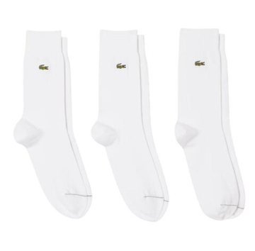 Теннисные носки Lacoste Long 3P - white