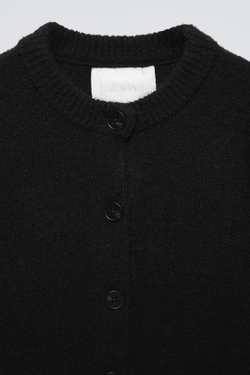 ZARA КАРДИГАН, ЧЕРНЫЙ