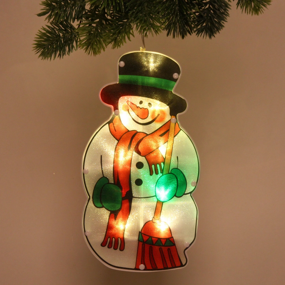 Фигура светодиодная «Снеговичок» 14*25 см (батарейки 3 ААА), 1 режим