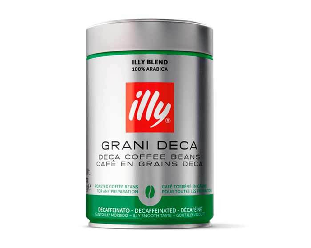 Кофе в зернах Illy Caffe декофеиновый, 250 г
