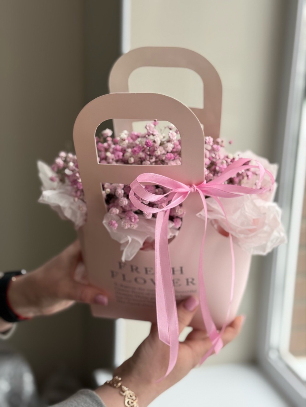 Композиция с гипсофилой