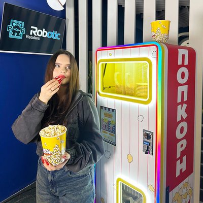 Готовый бизнес комплект вендинговый автомат для продажи попкорна «Поп Корн»