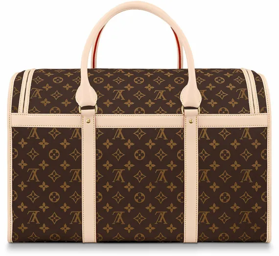Сумка-переноска Louis Vuitton Dog Carrier 40 коричневый