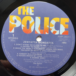 Винтажная виниловая пластинка LP The Police Zenyatta Mondatta (Japan 1980) (No Obi) Shadows In The Rain