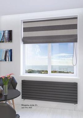 Дизайн-радиторы Line 385мм с нижним подключением