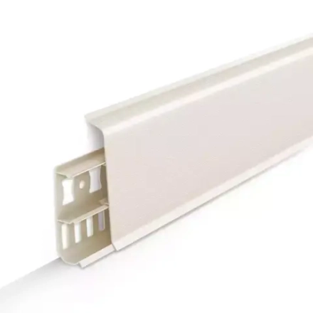 Плинтус Напольный Deconika 100 мм, Кремово-белый 033 (IDEAL Deconika 100х23х2200 мм)