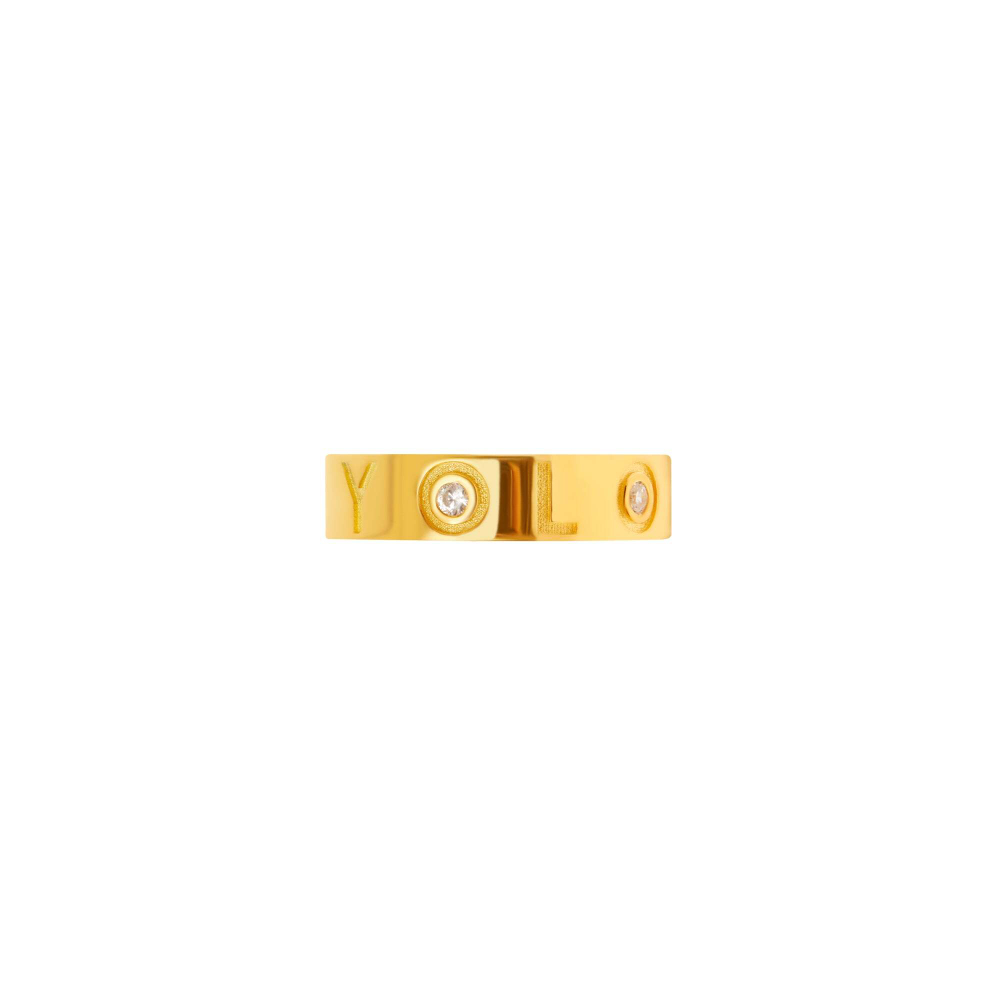 Кольцо Reminder Ring – YOLO Gold