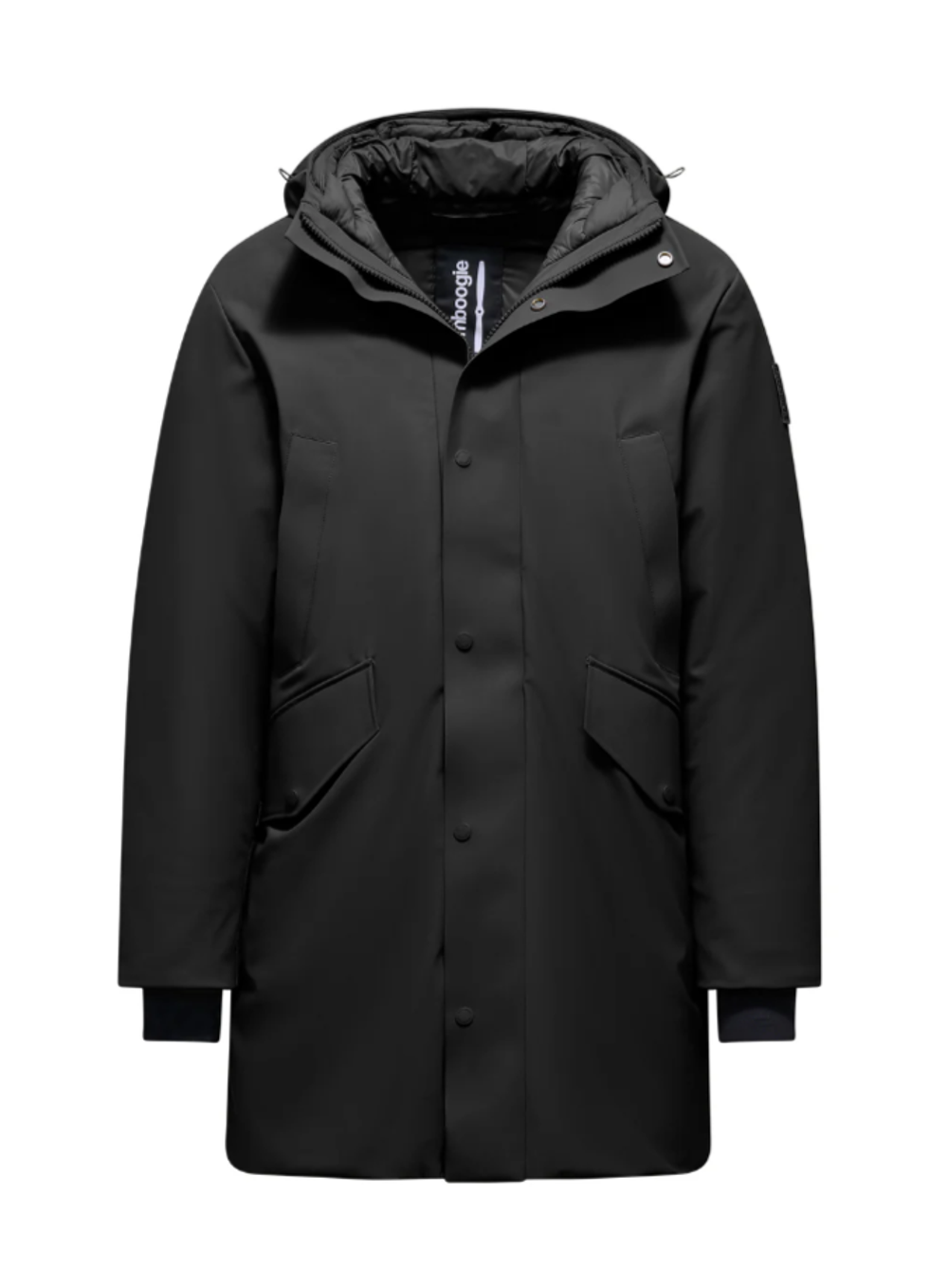 Длинная парка в черном цвете CM9357TNSR5