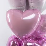 Сердце 18" Розовый / Pink Fm