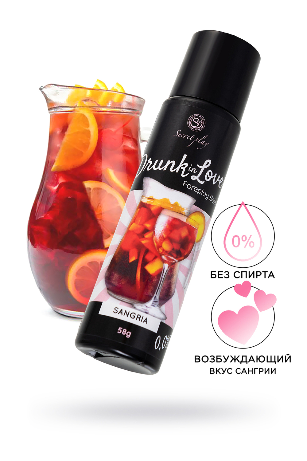 Интимный гель Secret Play для сосков и интимных зон со вкусом сангрии 58 г