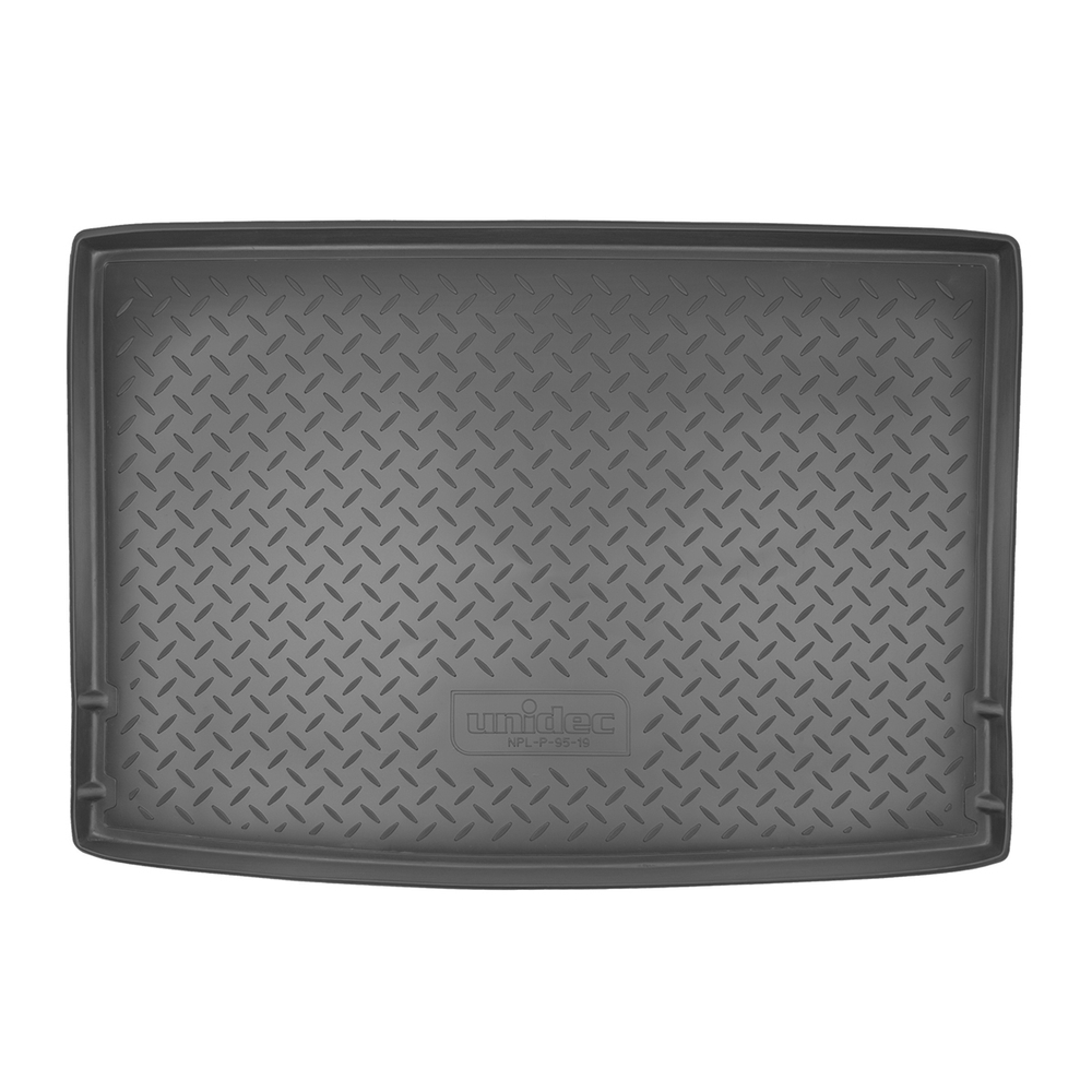 Коврик в багажник Norplast/Unidec для Volkswagen Golf Plus в кузове HB (2009-) Черный, полиуретан, арт.NPL-P-95-19