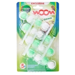 Туалетные блоки для очищения унитаза WOOM 5 в 1 Сосна, 4 блока