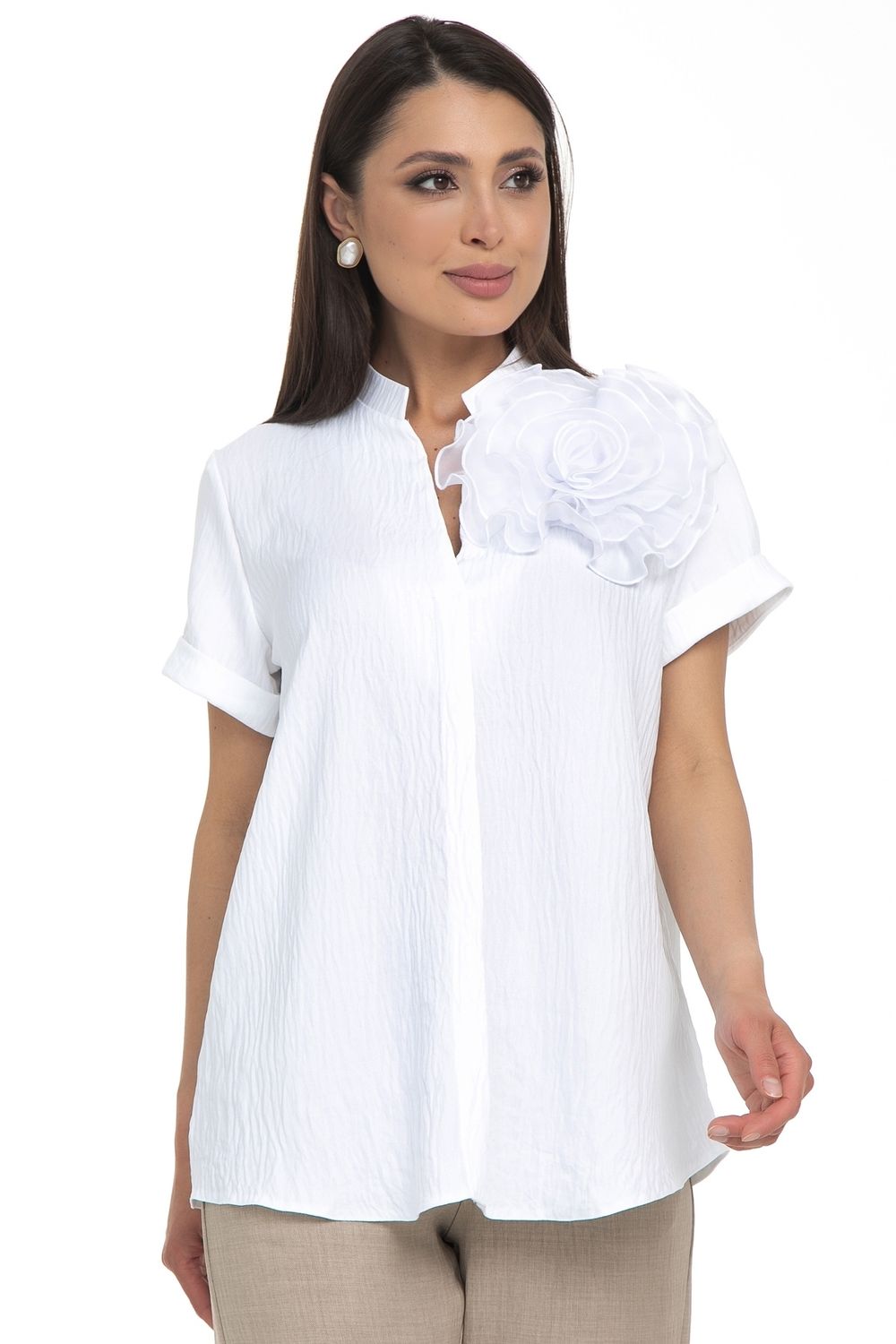 Блуза Нежность (лён,вайт) Diolche