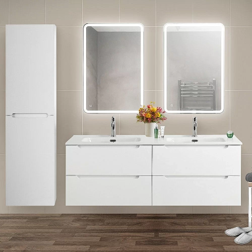 Тумба с раковиной BelBagno ETNA-1200-4C-SO-2-BL Bianco Lucido
