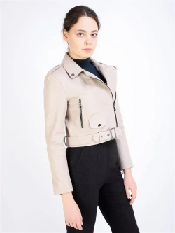 Женская косуха/кожаная/кожаная куртка/Турция