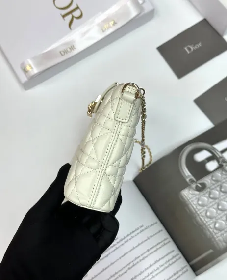 Мини-сумка Dior Miss Dior Midi белый
