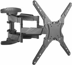 Кронштейн для телевизора Ultramounts (UM 907)  черный 23"-55" макс.40кг настенный поворотно-выдвижной и наклонный