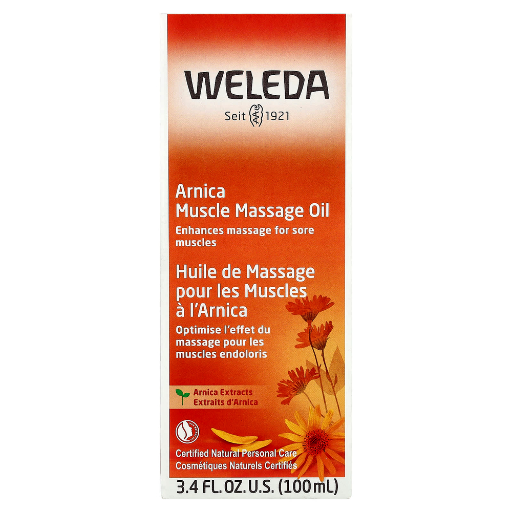 Weleda, массажное масло для мышц с арникой, 100 мл (3,4 жидк. унции)