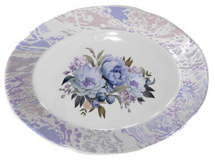 Блюдо овальное "МАРТА (Идиллия)" 33 см, Беларусь.