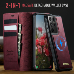 Чехол-кошелек CaseMe 2 in 1 MagSafe Samsung Galaxy S21 Ultra