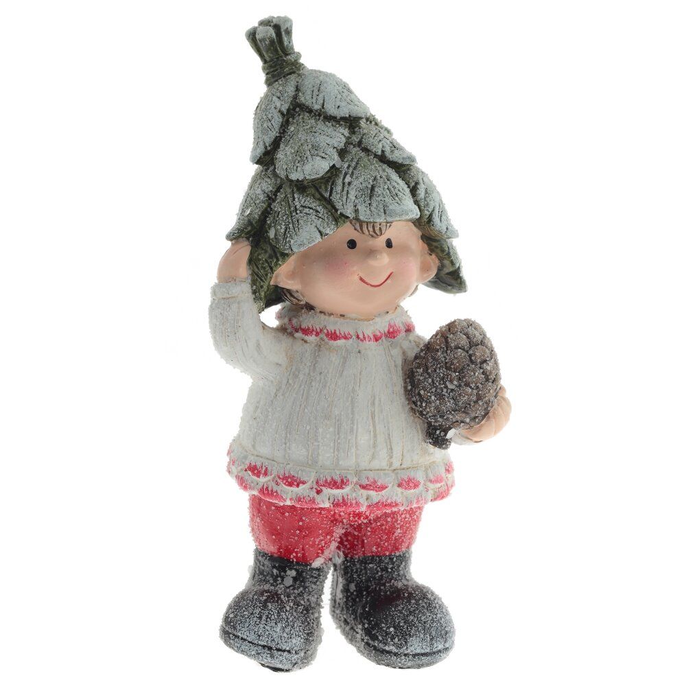 GAEM Фигурка декоративная "Мальчик"/ "Девочка", L8 W7,5 H19 см, 4в.