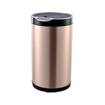 Ведро для мусора сенсорное, круглое, внутр ведро, Foodatlas JAH-9312, 12 л (золотой)